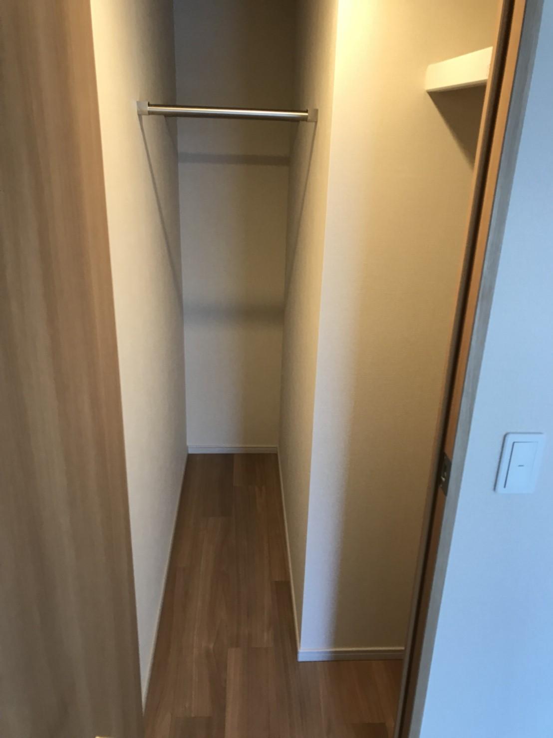 収納　たっぷりとした収納スペースです