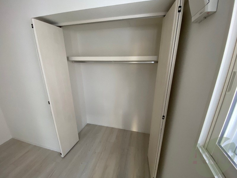 収納　洋室にはクローゼットがあるのですっきり片付きそうです。