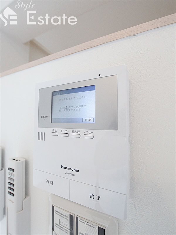 セキュリティ　カラーモニター付きインターホン