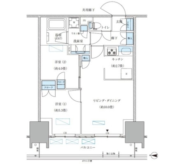 パークアクシス西大島コンフォートスクエアの間取り写真