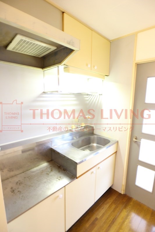 キッチン　ガスコンロ設置可能です。