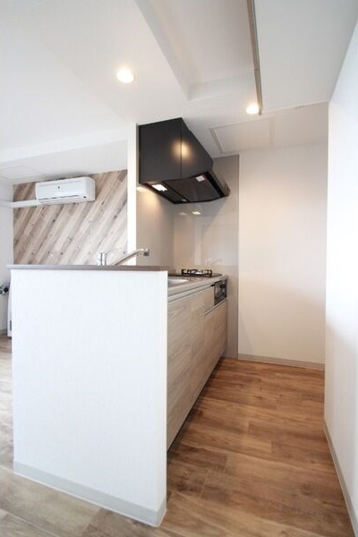 キッチン　嬉しいシステムキッチン付きです♪コンロを買わなくてもOK♪