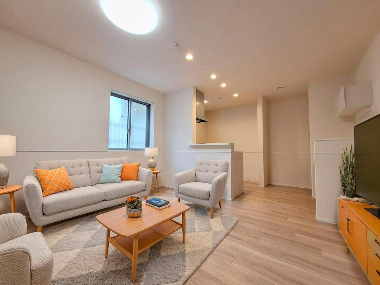 居室・リビング　★リビングダイニング／ＣＧ家具のため、実際は家具は付きません