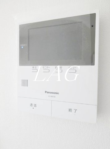 セキュリティ　モニター付きインターフォンです。