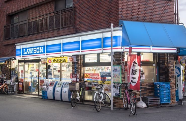 コンビニ　ローソン 萩之茶屋三丁目店（コンビニ）まで338m