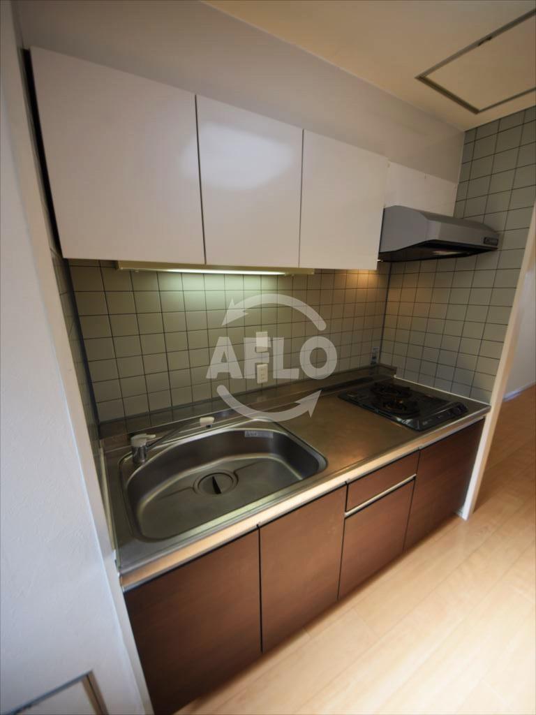 キッチン　ジョエロ堀江　2口ガスシステムキッチン