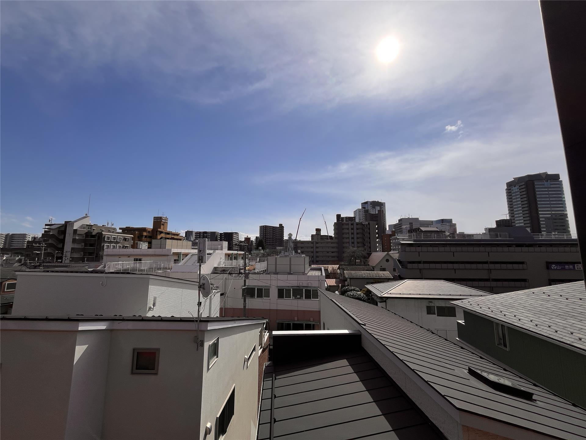 眺望　写真は４階です。