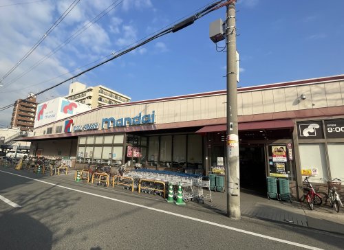 スーパー　万代 矢田店（スーパー）まで470m