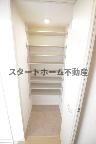 収納　専用の収納スペースです
