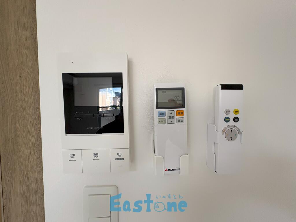 セキュリティ　TVインターホン付きで訪問者がわかりやすい