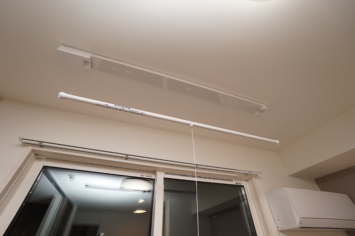 その他設備　室内物干し