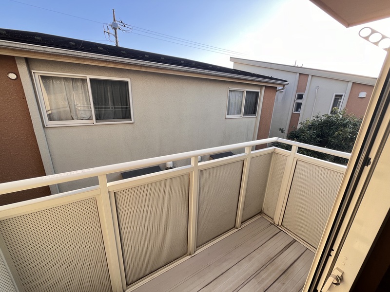 バルコニー　日当たり良好