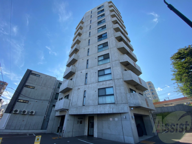 建物外観　札幌市中央区南２条「円山シャトー桂和坂下」
