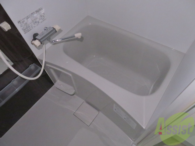 バス・シャワールーム　お風呂はこちらのユニットバスになりますね。