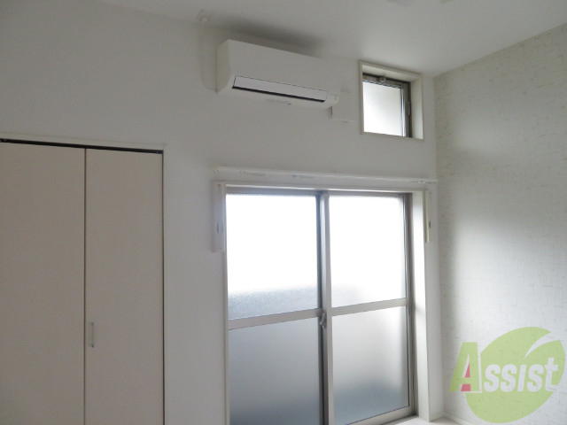 その他設備　エアコンが付いて入居のその日から快適ですね。