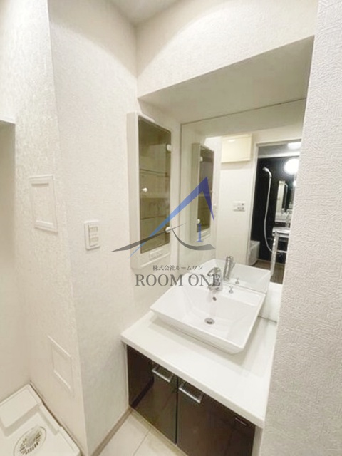 洗面設備　洗面台です。