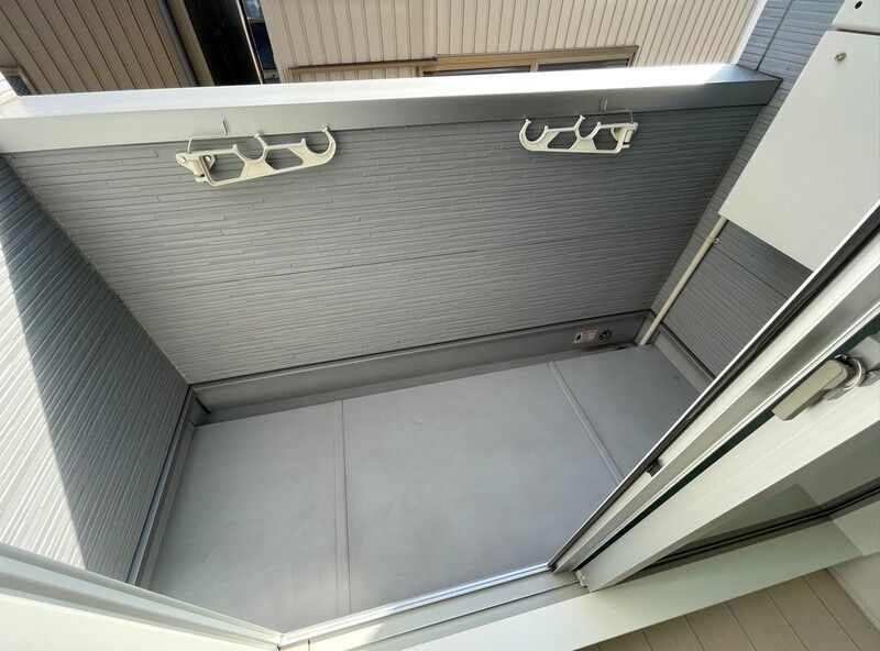 バルコニー　落ち着いた時間を過ごせるバルコニーです