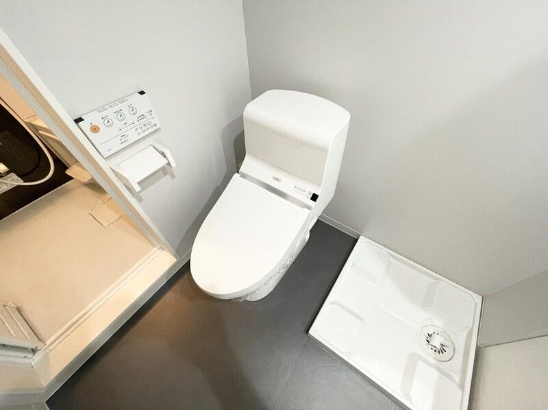 トイレ　ゆったりとした空間のトイレです