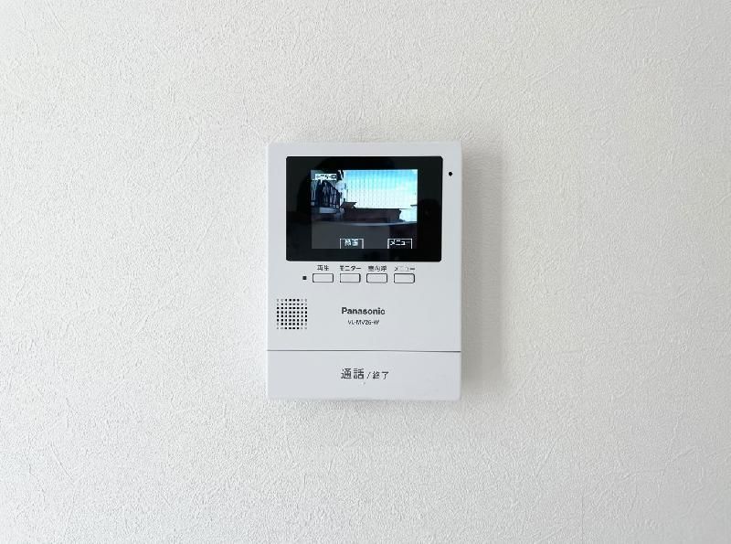 セキュリティ　モニター付きインターホンです