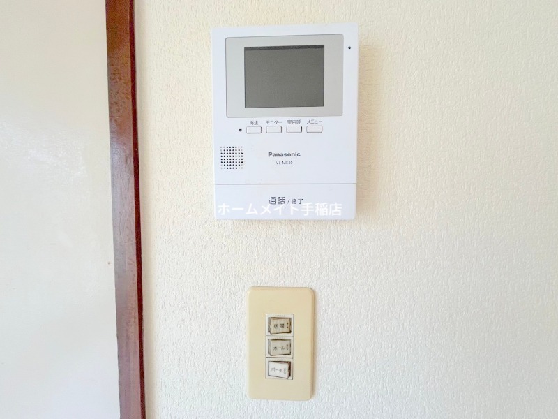 セキュリティ　モニター付きインターホン♪