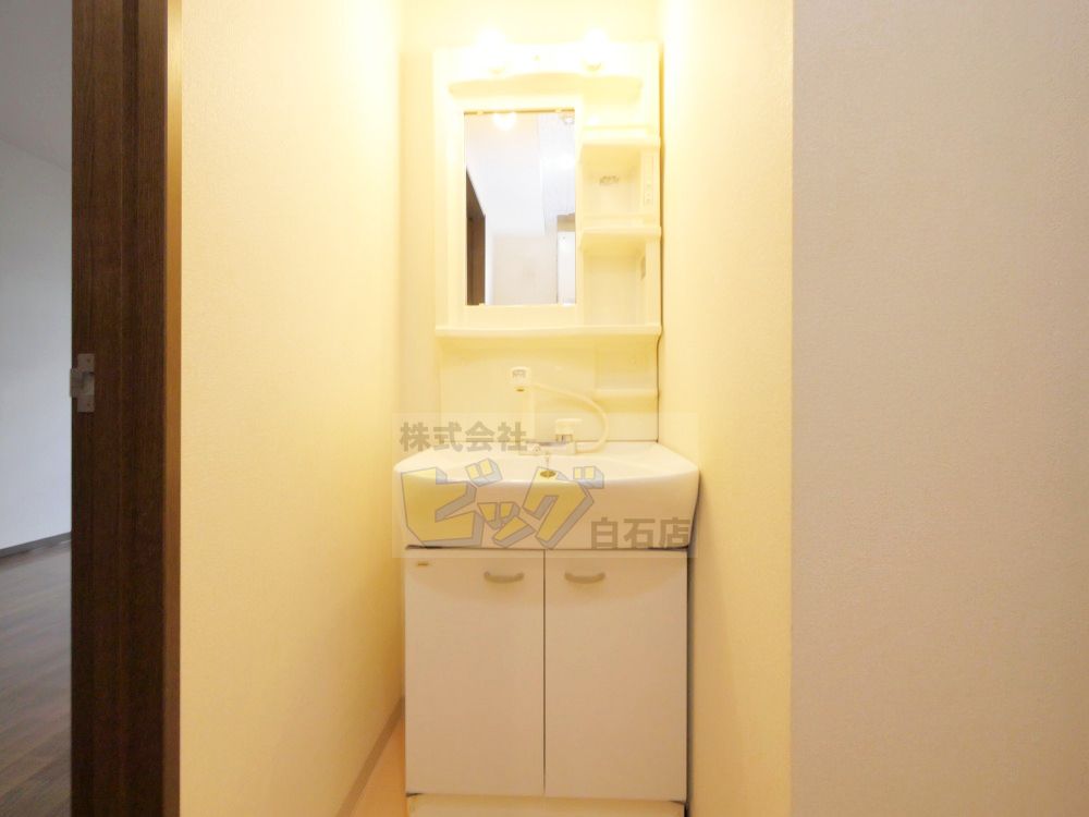 洗面設備　シャンプードレッサー完備しています♪