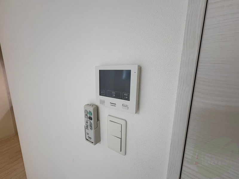 セキュリティ　インターホンで来客確認ができます。安心ですね。