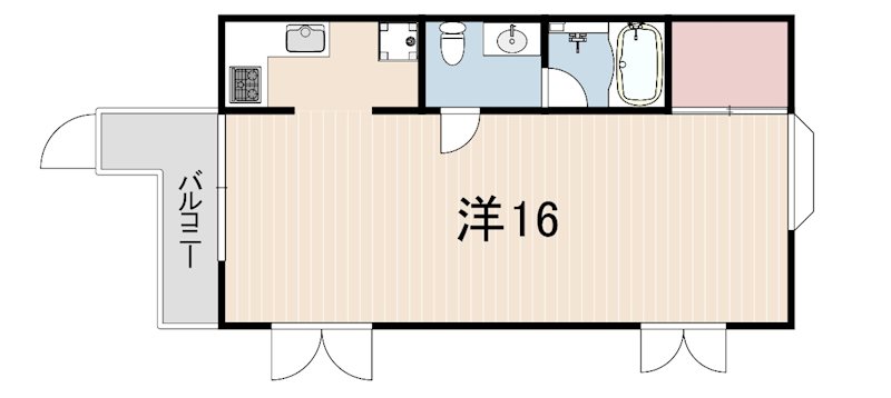 パラドス甲東園の間取り写真
