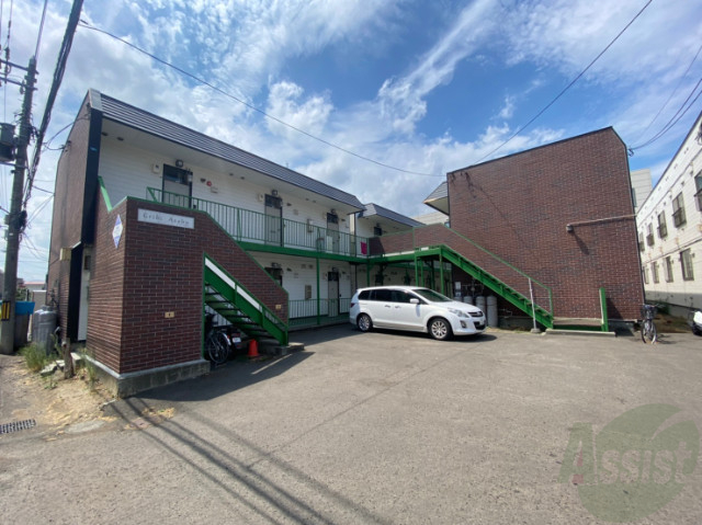 建物外観　札幌市北区新琴似７条「グリビィ麻生Ａ棟」