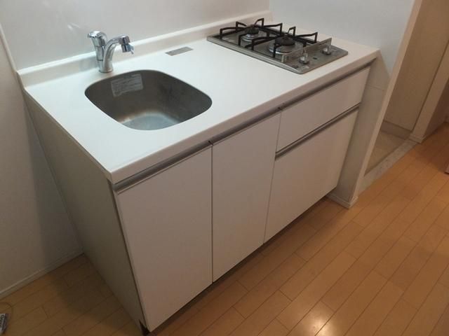 キッチン　システムキッチン2口コンロ