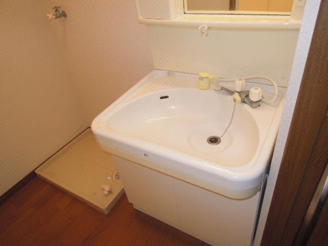 洗面設備　他号室の写真になります。