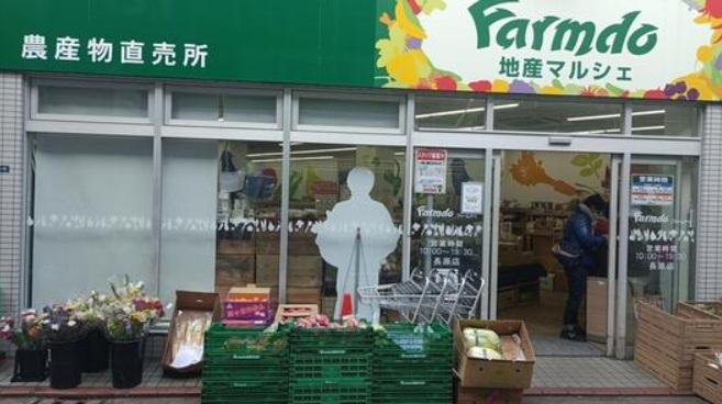スーパー　地産マルシェ長原店（スーパー）まで335m