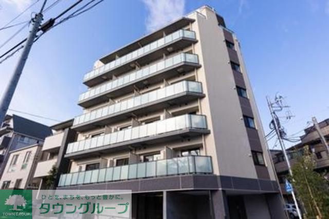 建物外観　新築工事中