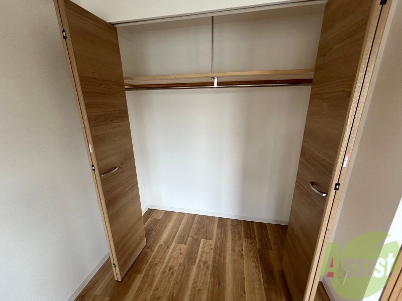 収納　洋室にあった収納。荷物がたくさんあっても大丈夫。