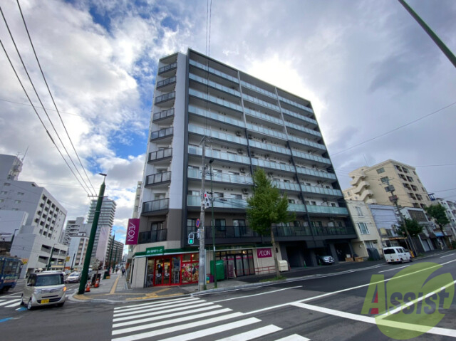建物外観　札幌市中央区南６条西「グランカーサ南６条」
