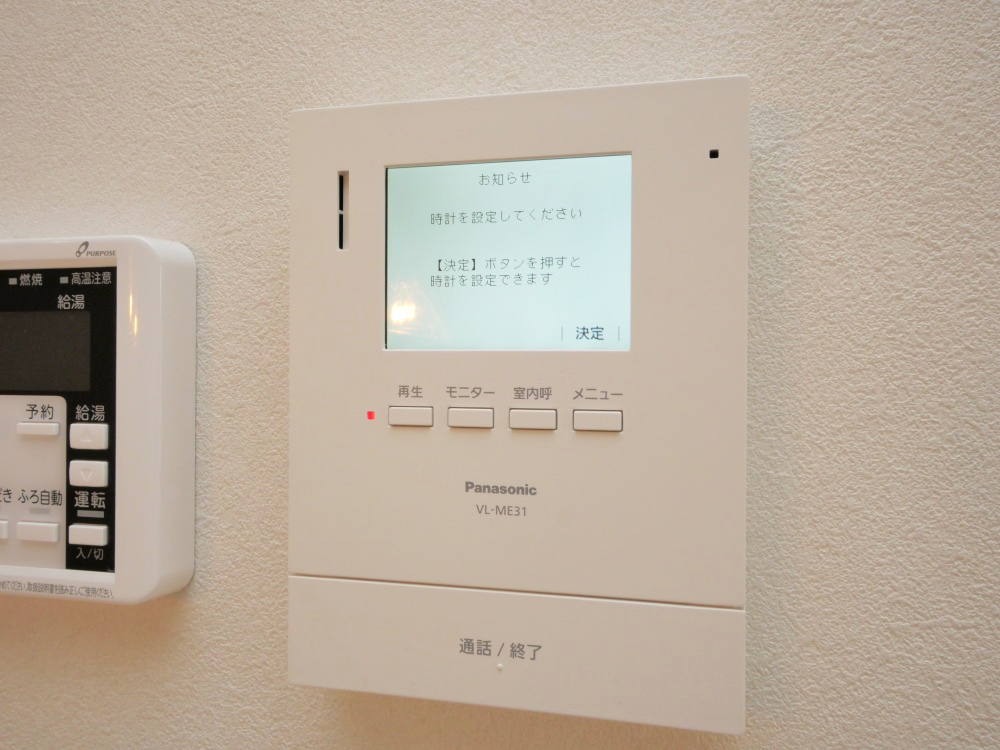 セキュリティ　防犯面に配慮したＴＶモニターホン付きです！