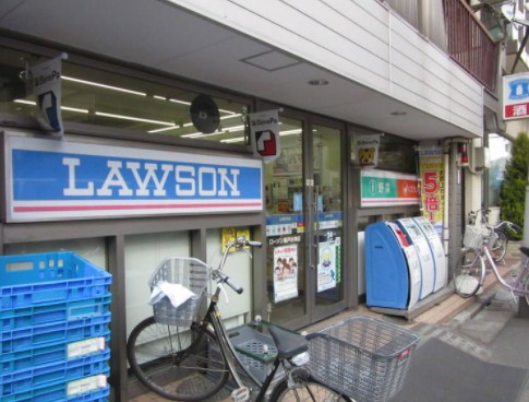コンビニ　ローソン 亀戸水神店（コンビニ）まで410m