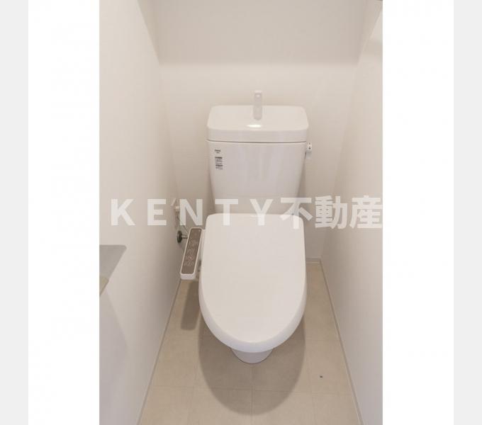 トイレ　ゆったりとした空間のトイレです