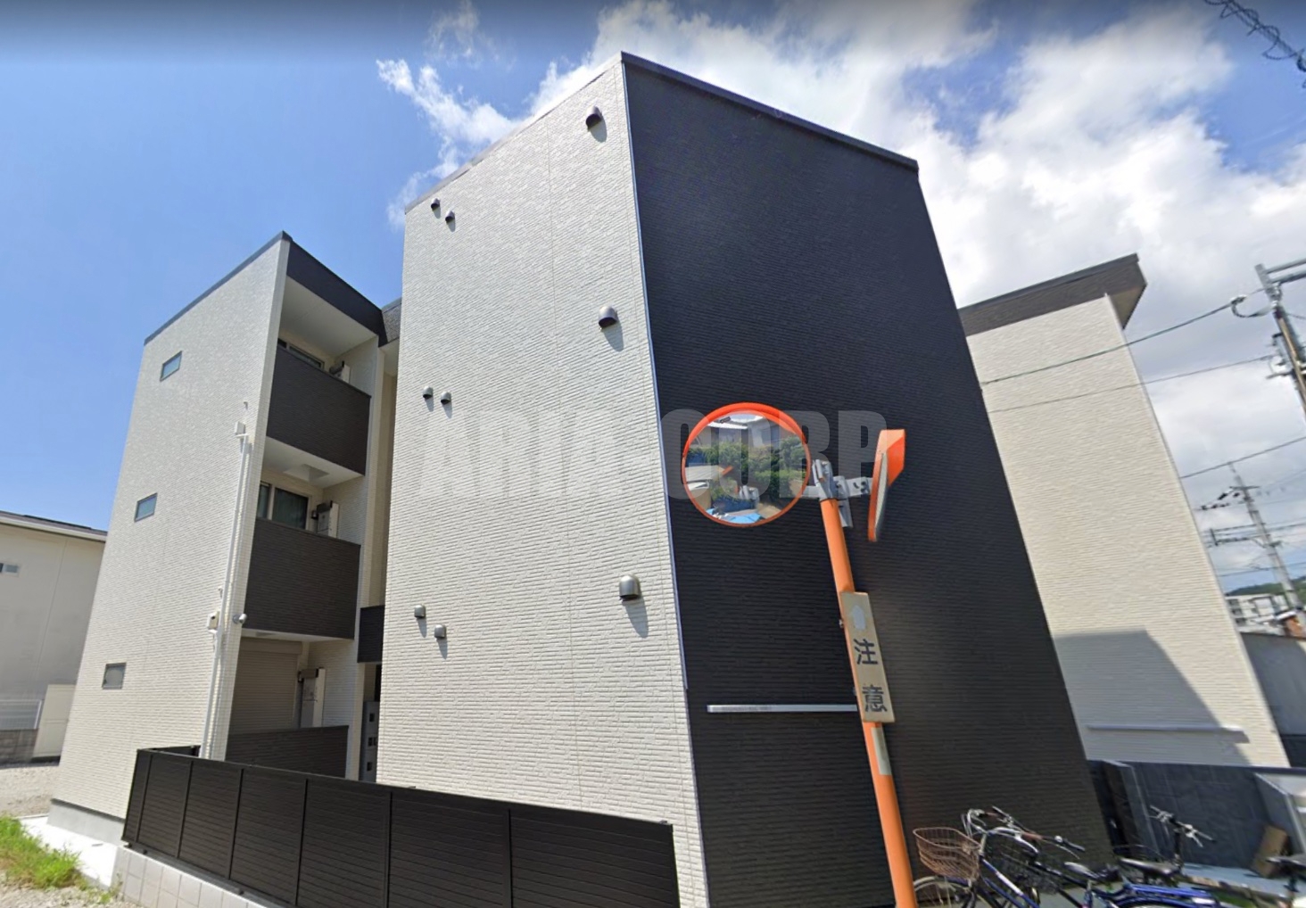 建物外観　2022年完成、大手ハウスメーカー施工デザイナーズアパート！