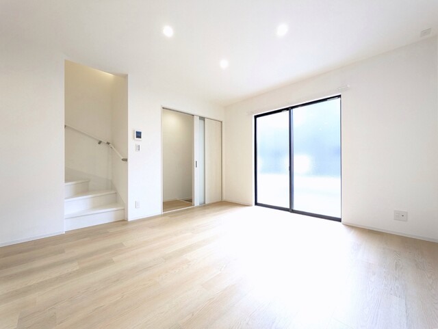 居室・リビング　建築中