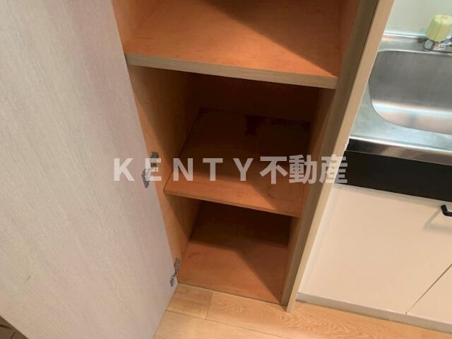 収納　収納があります