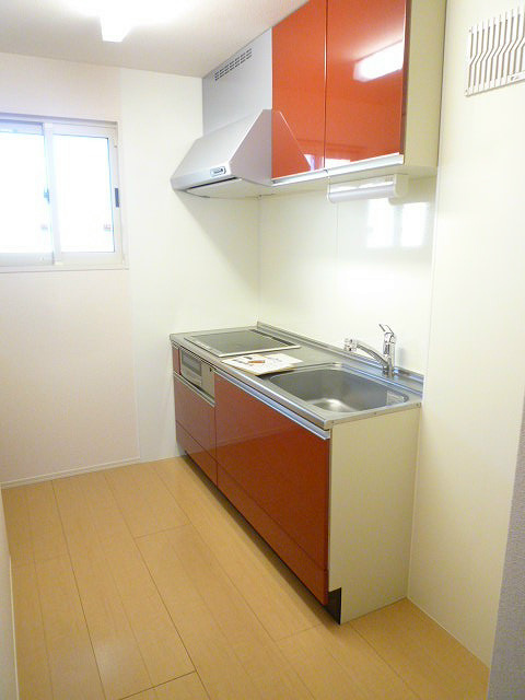 キッチン　202号室の写真です