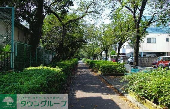 公園　蛇崩川支流緑道（公園）まで650m