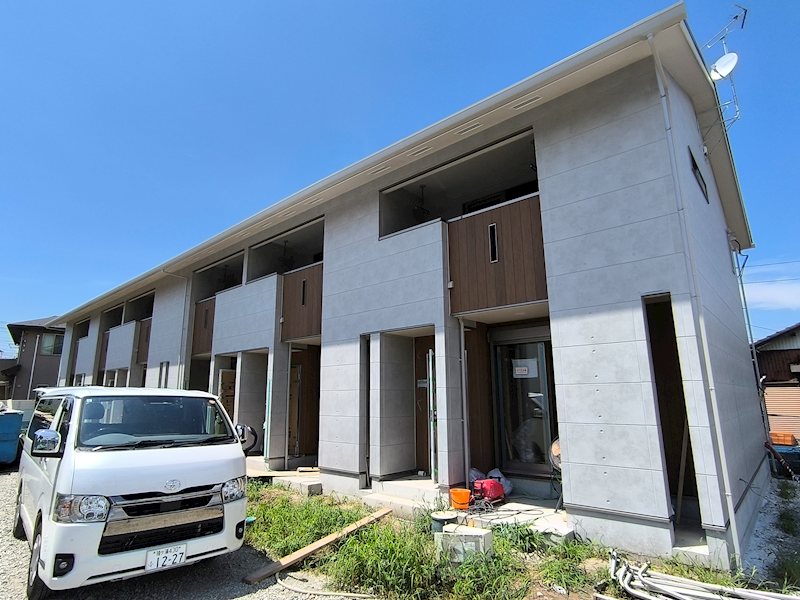 建物外観　建築中画像
