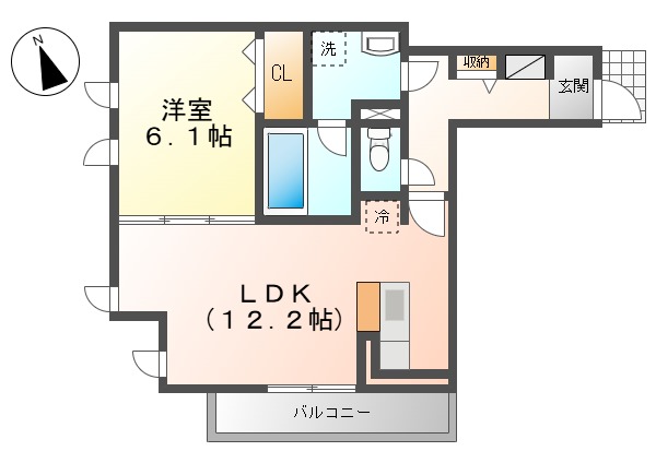 D-ROOM 野田町の間取り写真