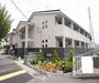 建物外観　丹波橋通り沿いの２階建てアパートです。