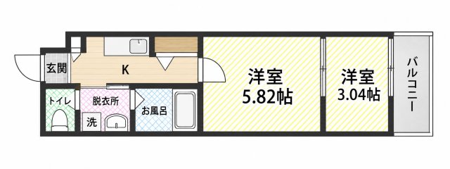 寺地町東シーエム・アン・イーストの間取り写真