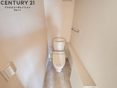 トイレ　温水洗浄便座付きのトイレです！