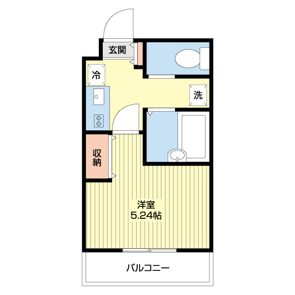 グレイス雷電の間取り写真