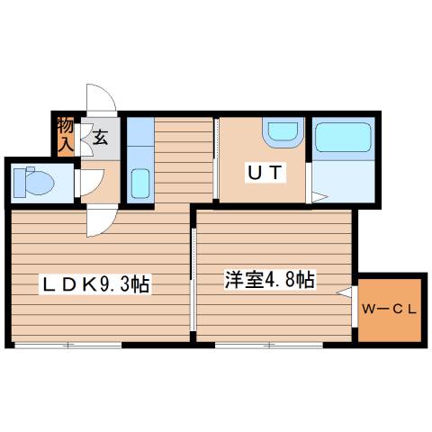 クリビア二十四軒の間取り写真