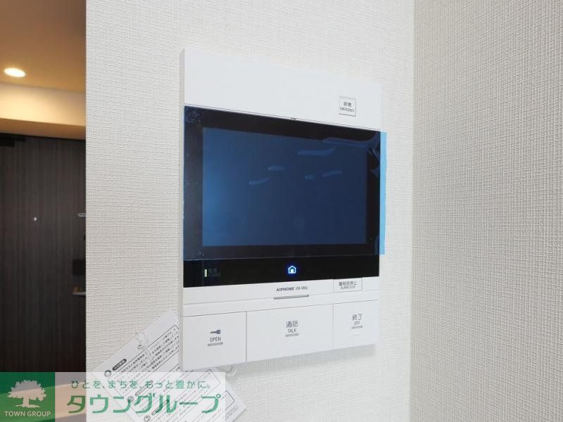 セキュリティ　モニター付きインターホン
